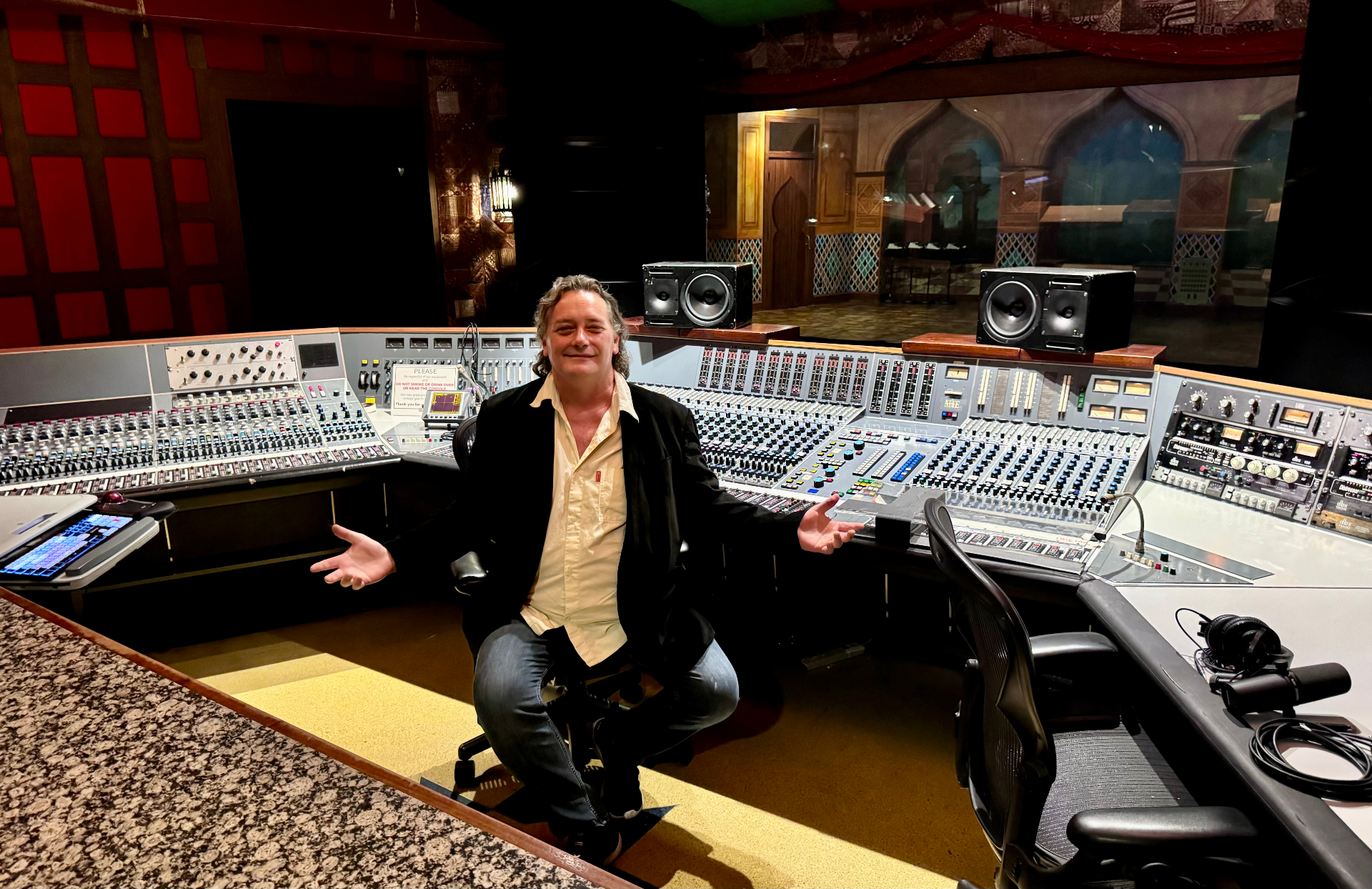 Chris Steinmetz, multi-platinum producer and engineer at the console
